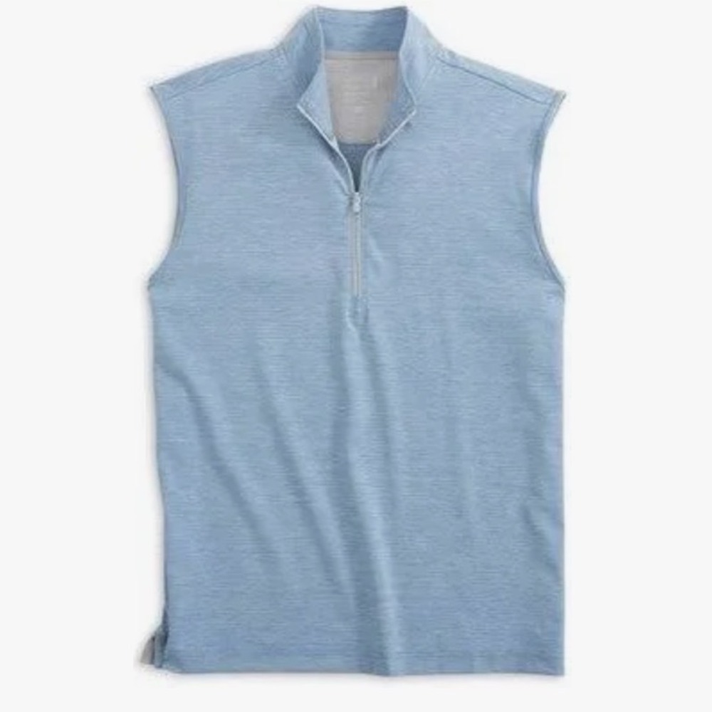 johnnie-O‎ Caleb Performance Vest Monsoon Blue Medium New With Tags